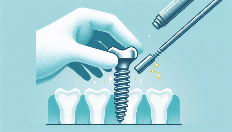 How do the properties of titanium make it suitable for dental implants?