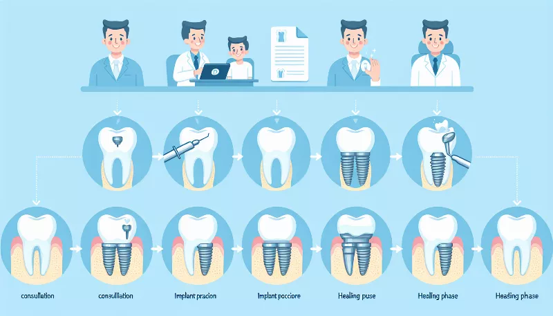 How long does the entire dental implant process typically take from start to finish?