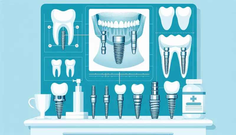 What are the most common types of dental implants used today?