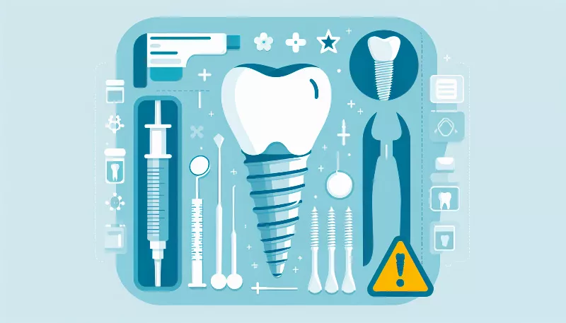 What are the risks and complications associated with dental implant surgery?